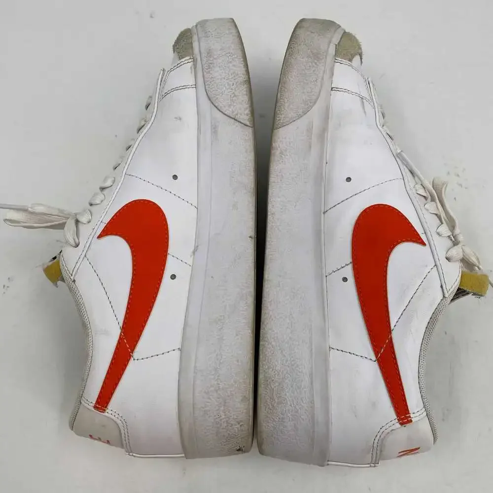 Nike White Orange Platform Blazer Sneakers | Women’s Size 10
